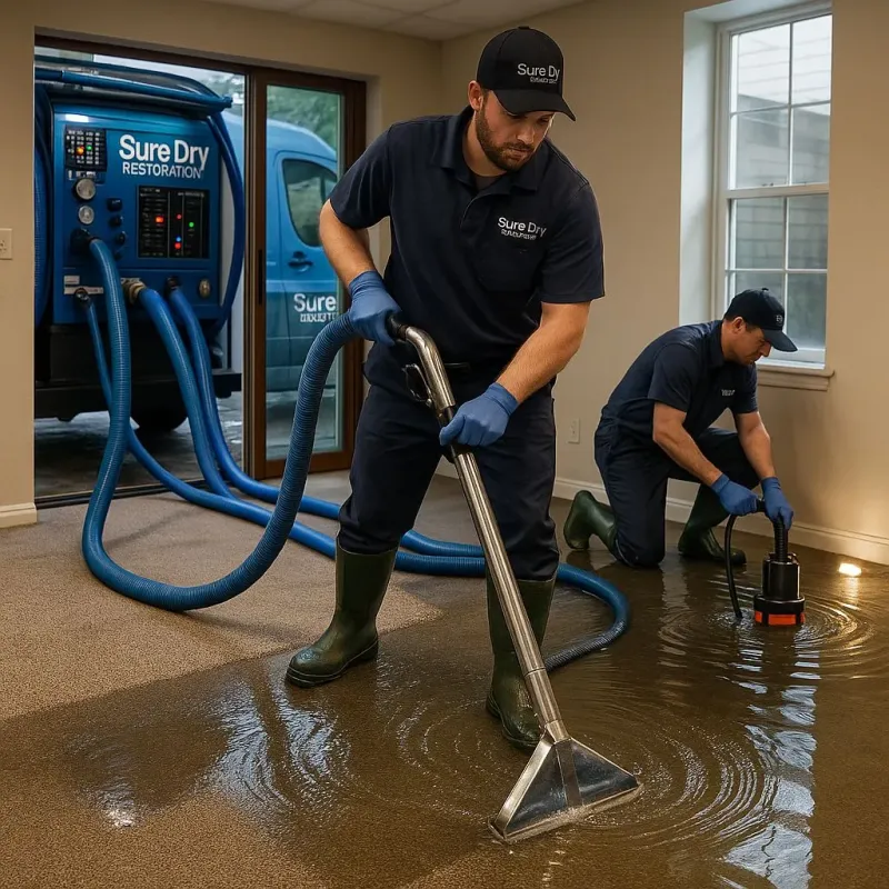 Water Extraction and Removal process in Blackstone, MA